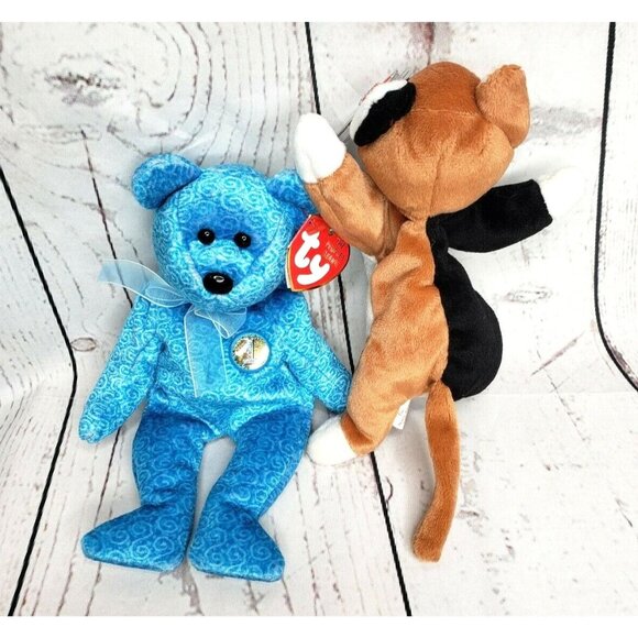 Beanie Babies TY Collection – Classy & Chip Vintage Stuffed Animal Bundle - Picture 2 of 11